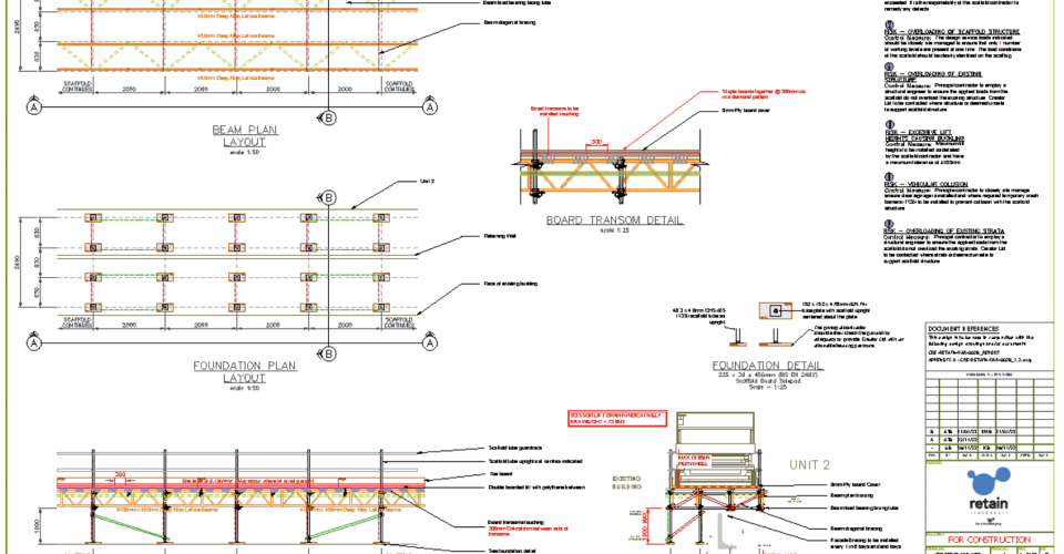 Retain Access Scaffold Design Retain Access Scaffold Design