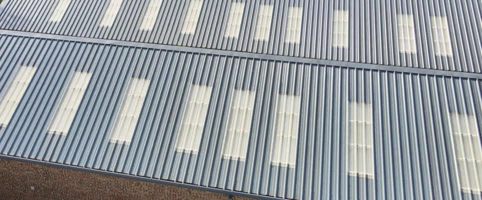 Composite roof panels project at the Badminton Estate in Gloucestershire
